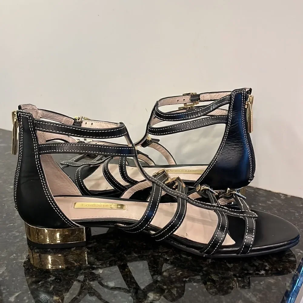 Louise Et Cie - Anja Gladiators - Size 7. Black - Picture 5 of 9
